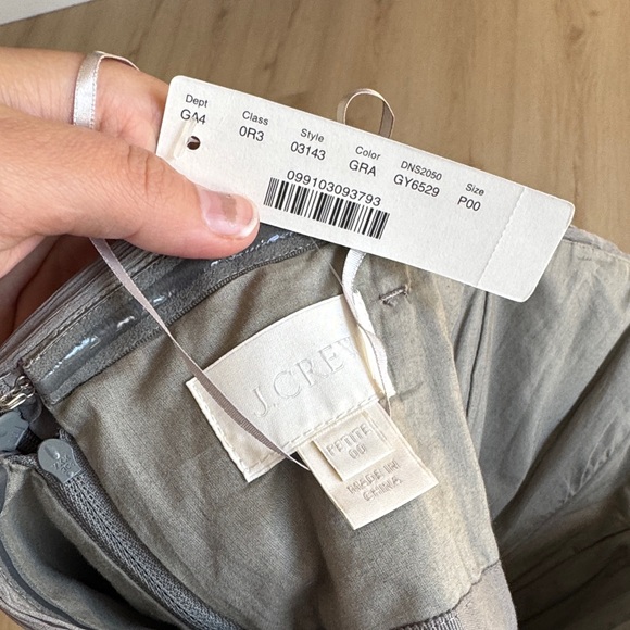 J. Crew Strapless Taupe Mini Dress - Picture 3 of 4